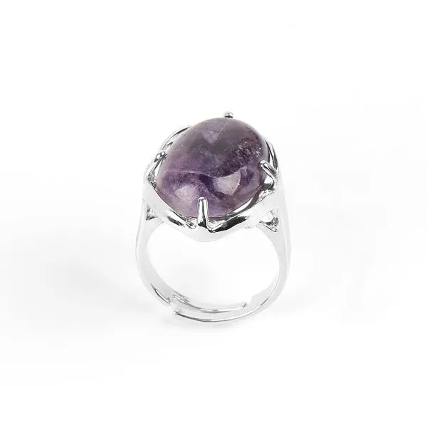 Metamorphidi Rings Adjustable Unique Gemstone Rings