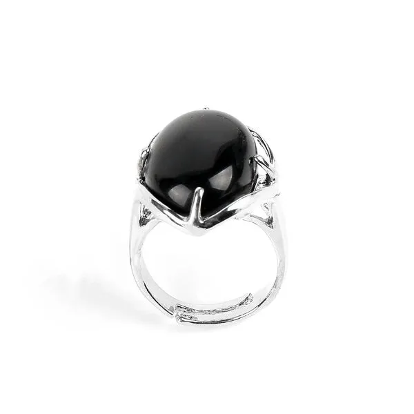 Metamorphidi Rings Adjustable Unique Gemstone Rings