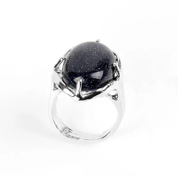 Metamorphidi Rings Adjustable Unique Gemstone Rings