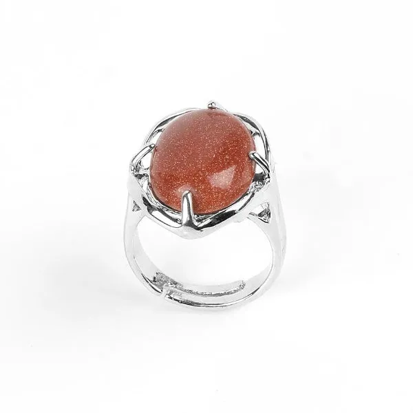 Metamorphidi Rings Adjustable Unique Gemstone Rings