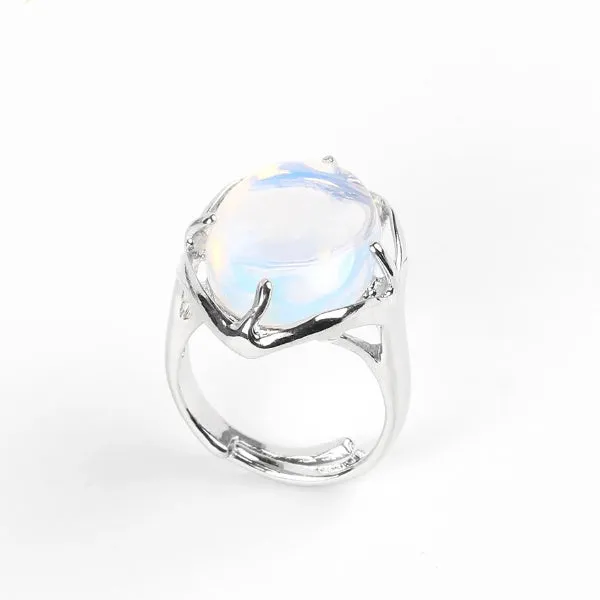 Metamorphidi Rings Adjustable Unique Gemstone Rings