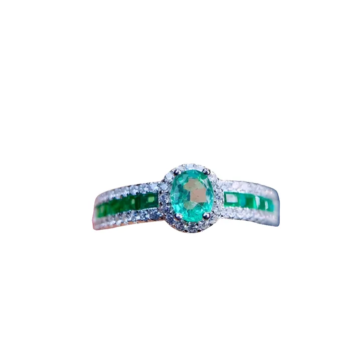 Metamorphidi Rings Luxury Green Emerald Ring