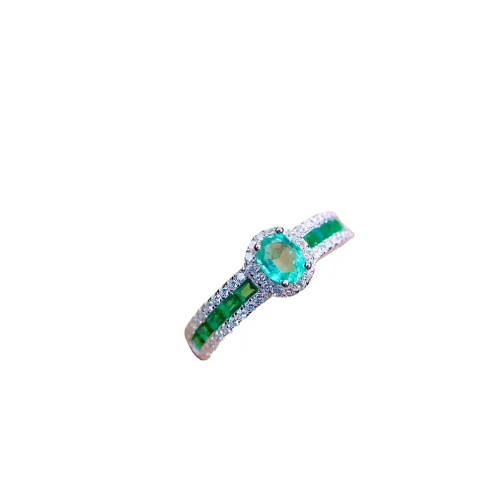 Metamorphidi Rings Luxury Green Emerald Ring