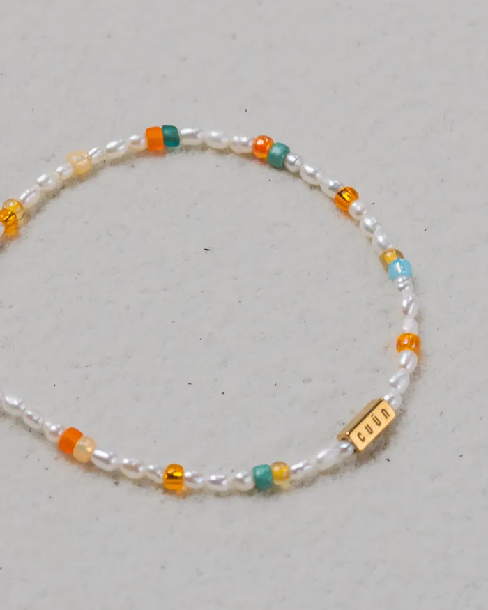Mikan Coral Baroque Pearl Bracelet CUN Bracelets