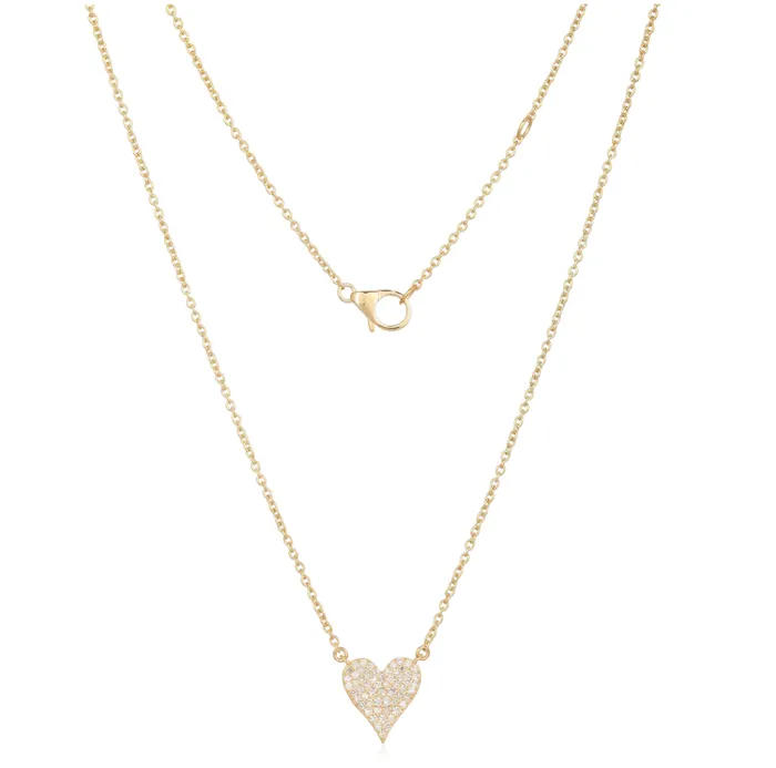 Millo Jewelry Necklaces DOUBLE SIDED REVERSIBLE HEART NECKLACE