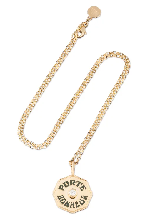 MINI PORTE BONHEUR DIAMOND Marlo Laz Earrings