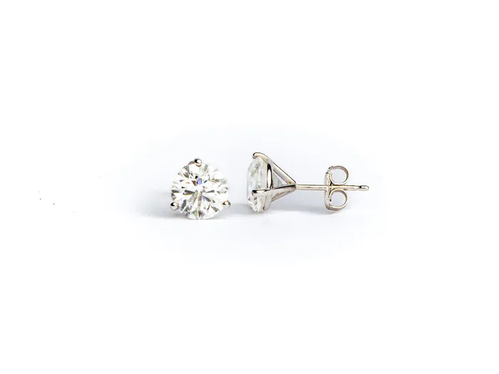 Monarch Market Lab Grown Studs Earrings