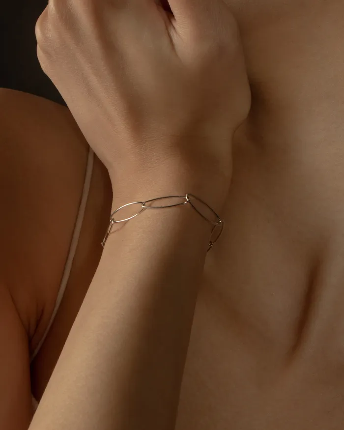 MYJN Anda Oval Chain Link Bracelet Bracelets