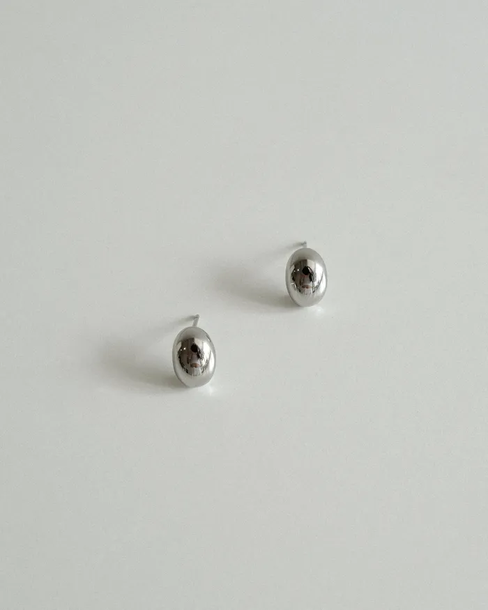 MYJN Earrings Heloisa Dome Egg Stud Earrings