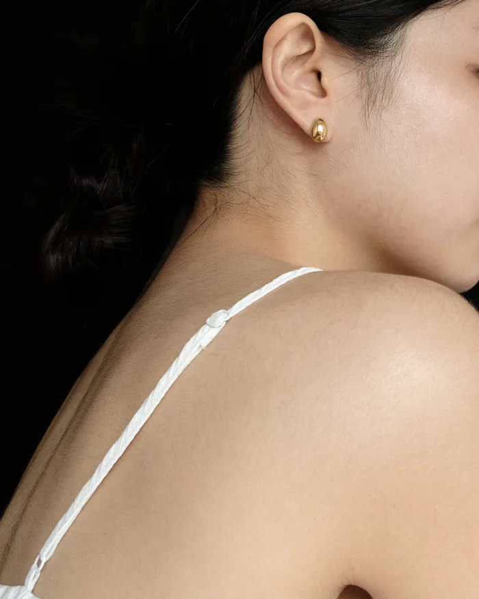 MYJN Earrings Heloisa Dome Egg Stud Earrings