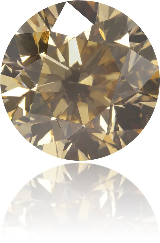 Natural Brown Diamond Round 300 ct Polished Langerman Diamonds Earrings