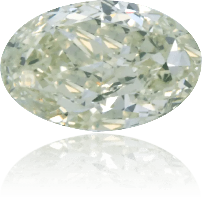Natural Green Diamond Oval 050 ct Polished Langerman Diamonds Earrings