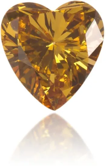 Natural Orange Diamond Heart Shape 023 ct Polished Langerman Diamonds Necklaces Natural Orange Diamond Heart Shape 023 ct Polished Langerman Diamonds Necklaces