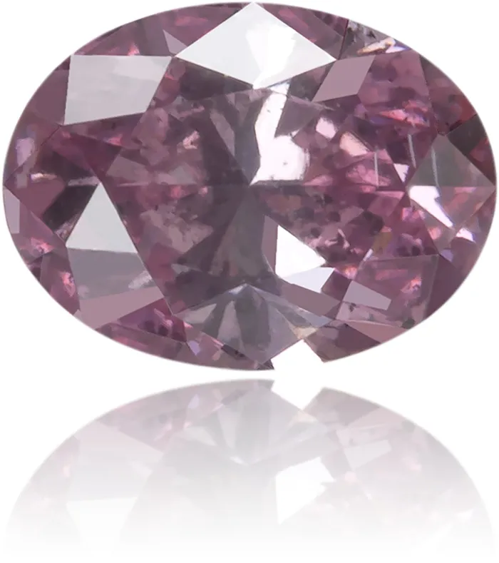 Natural Pink Diamond Oval 022 ct Polished Langerman Diamonds Earrings
