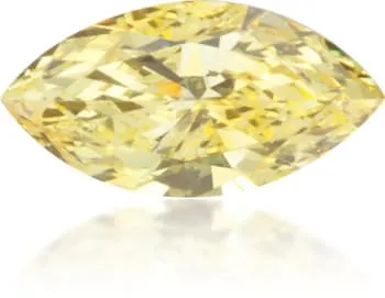 Natural Yellow Diamond Marquise 011 ct Polished Langerman Diamonds Earrings