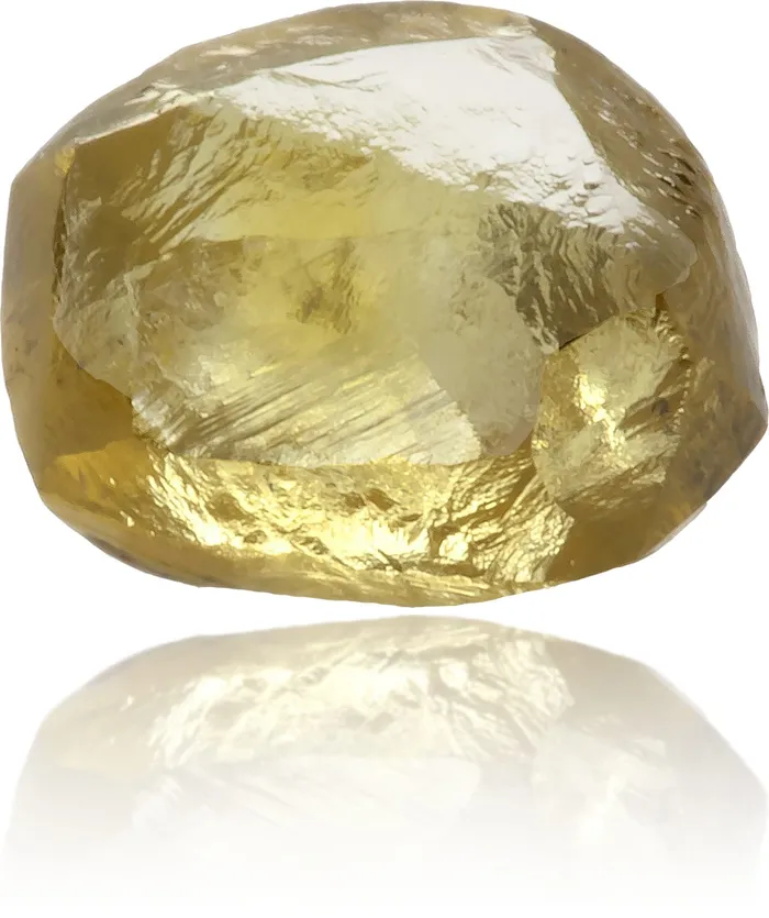 Natural Yellow Diamond Rough 102 ct Rough Langerman Diamonds Earrings