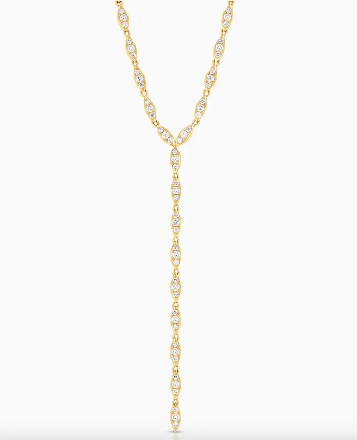 Necklaces Carbon Hyde Angel Lariat