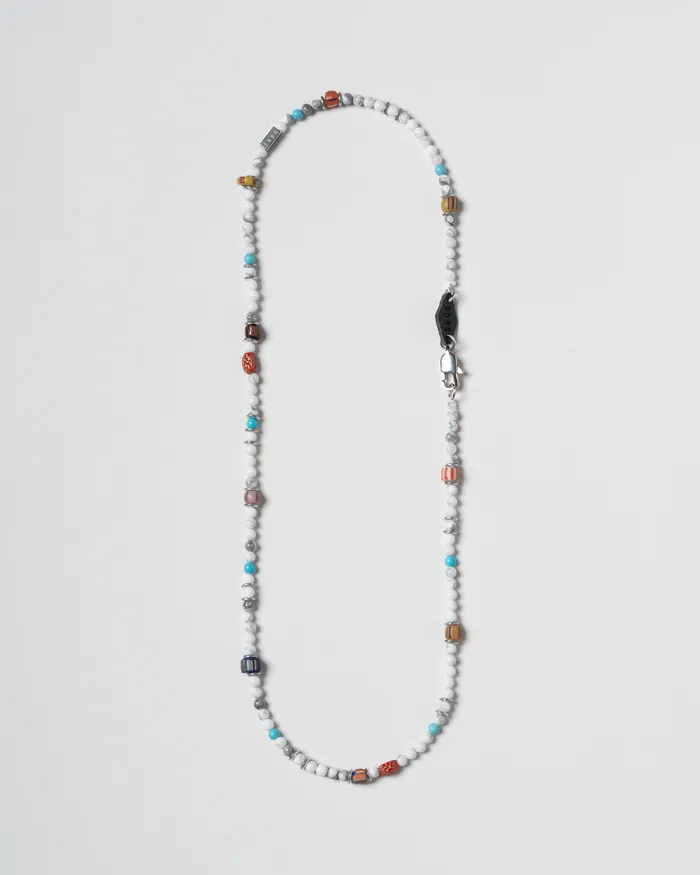 Necklaces CUN Kleu Howlite Multicolor Beaded Necklace