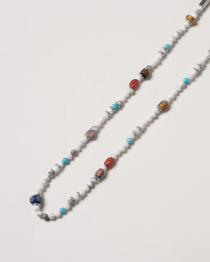Necklaces CUN Kleu Howlite Multicolor Beaded Necklace