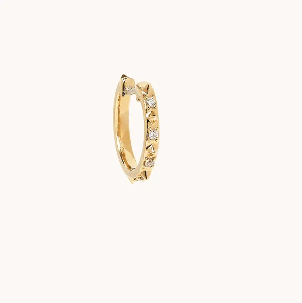 Necklaces Marlo Laz Guiding Light Micro Hoops