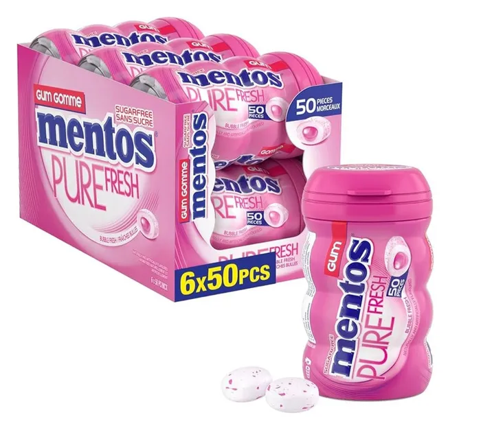 Necklaces Mentos Gum Bubble Gum Fresh Pink Candlewick Gift Shop