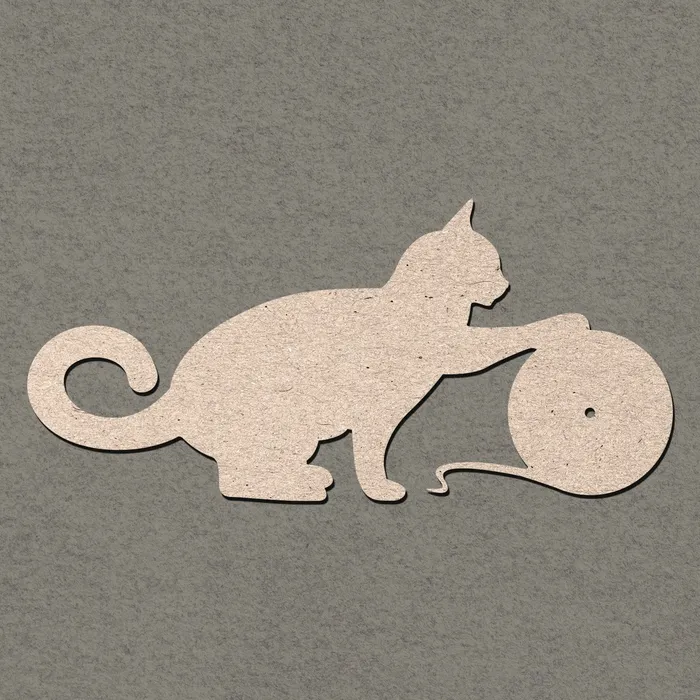 Necklaces Resin Art Hub MDF Cat Wall Clock Base 28260cm
