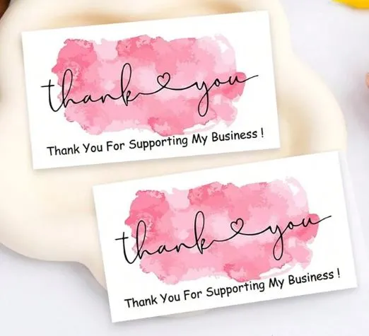 Necklaces Resin Art Hub Thank You Cards For Ecom Packs