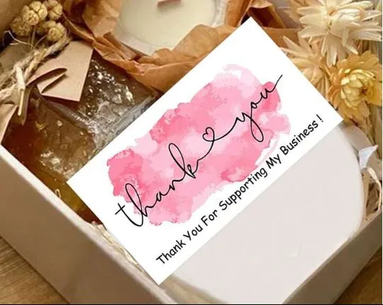 Necklaces Resin Art Hub Thank You Cards For Ecom Packs