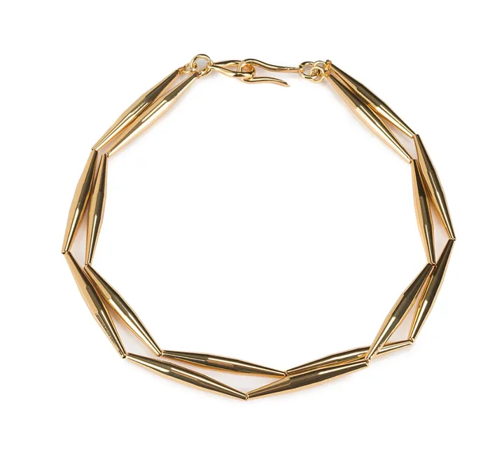 Necklaces tohum HELIA DUO CHAIN NECKLACE IN GOLD