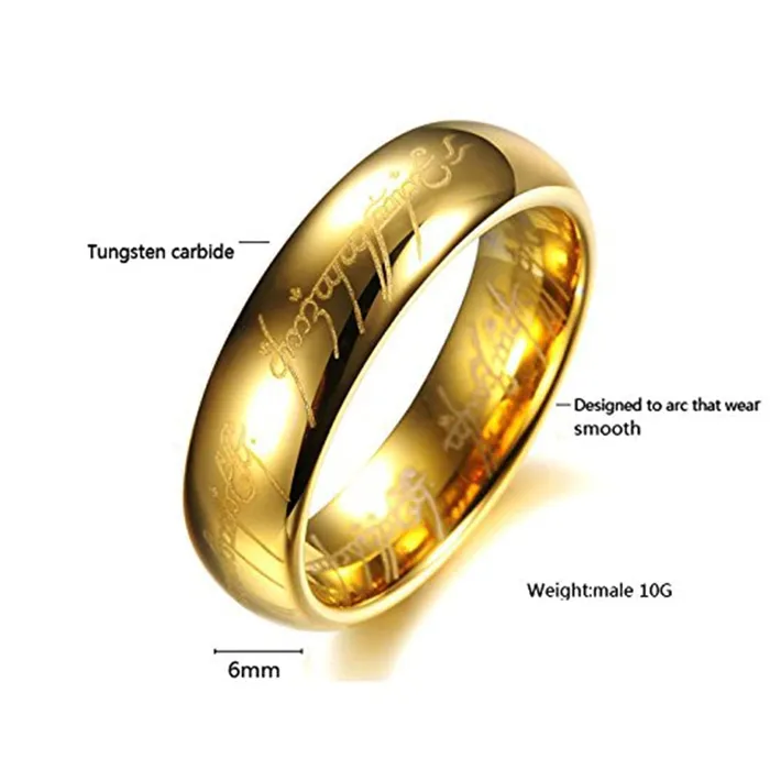 Necklaces Yellow Chimes Rings for Men Golden Colored Stainless Steel Broad Style Mark Mens Collection Rings for Men and Boys Ring Size 11 Yellow Chimes