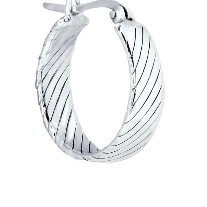 Necklaces Yellow Chimes Yellow Chimes 925 Sterling Silver Hallmark and Certified Purity Bali Hoops Earrings for Women and Girls