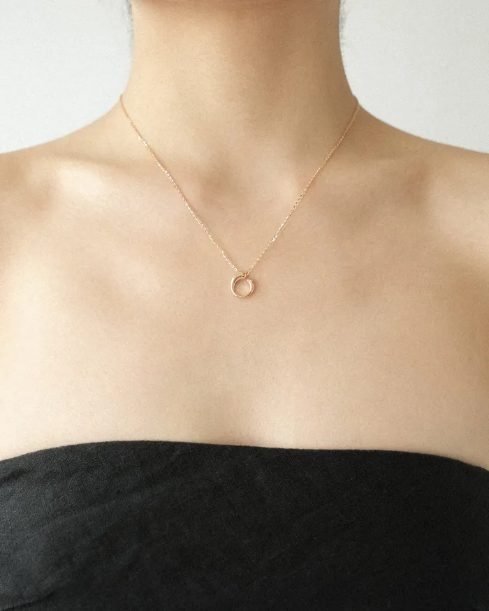 Nohemi CShaped Pendant Necklace MYJN Necklaces