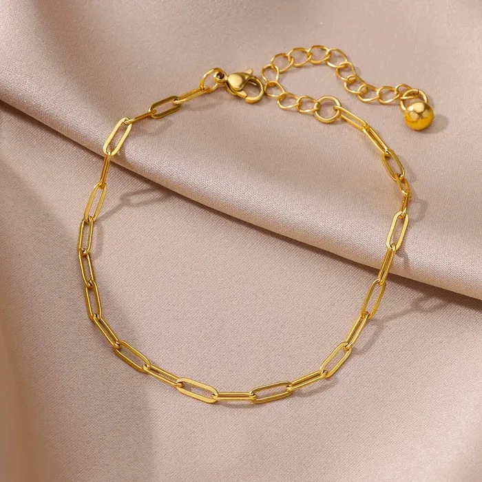 Paperclip Anklet Get Signatured Earrings Paperclip Anklet Get Signatured Earrings