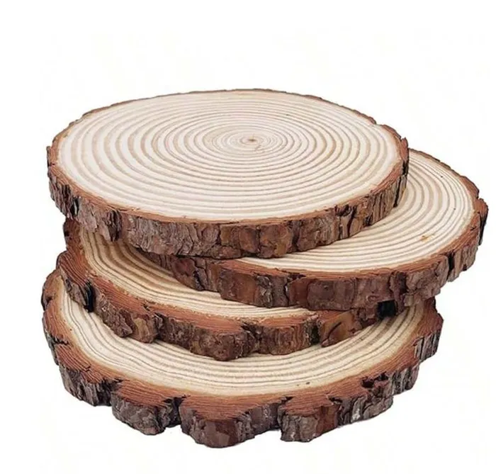 Resin Art Hub Necklaces Natural Pine Wood Slices for Resin Art 58cm