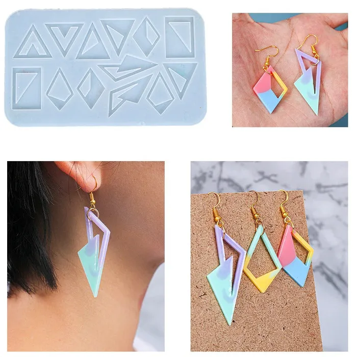 Resinarthub Earrings Earring Casting Silicone Mould