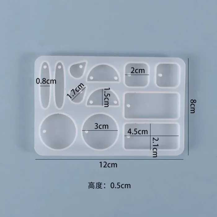 Resinarthub Earrings Earring Casting Silicone Mould