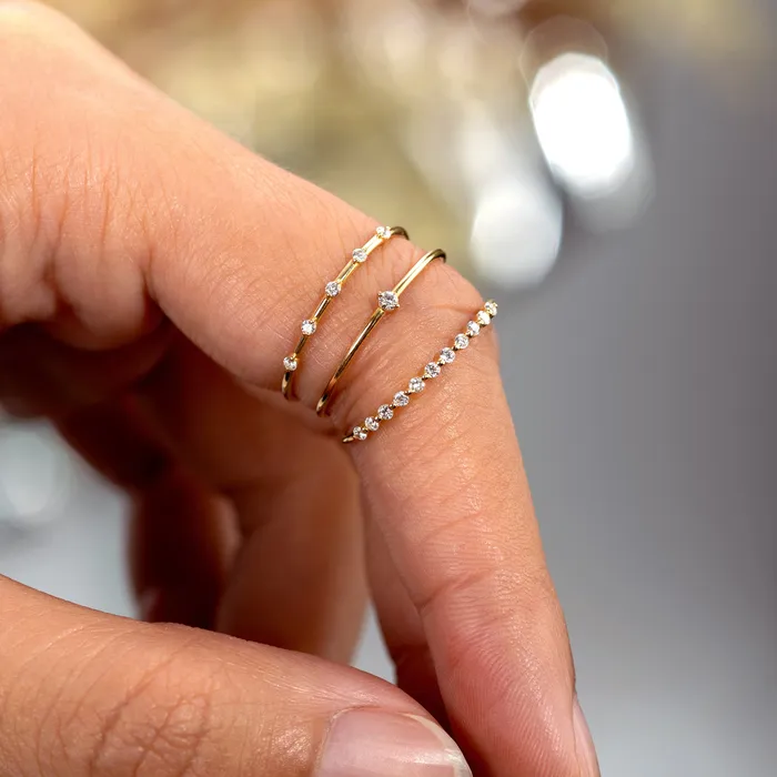 Rings AURELIE GI RIYA Diamond Solitaire Ring