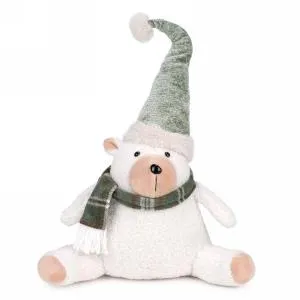 Rings Beige Sitting Bear Decor Candlewick Gift Shop