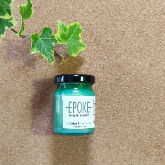 Rings Epoke Golden Pista Green EPOKE Art Metallic Gel 75g Multi Tone Pigment