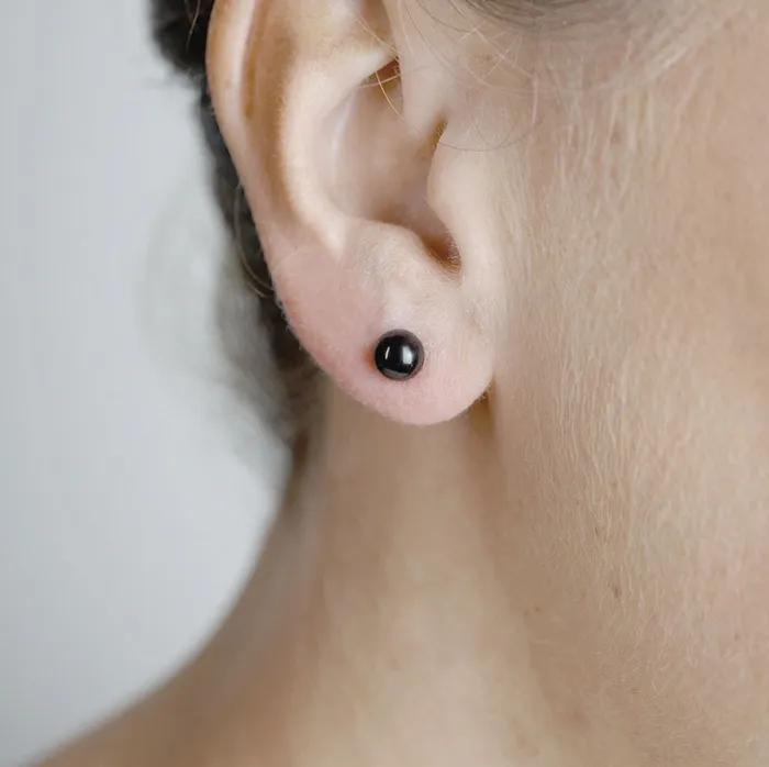 Rings Frulein Tapir STONE Ohrstecker Achat Frulein Tapir