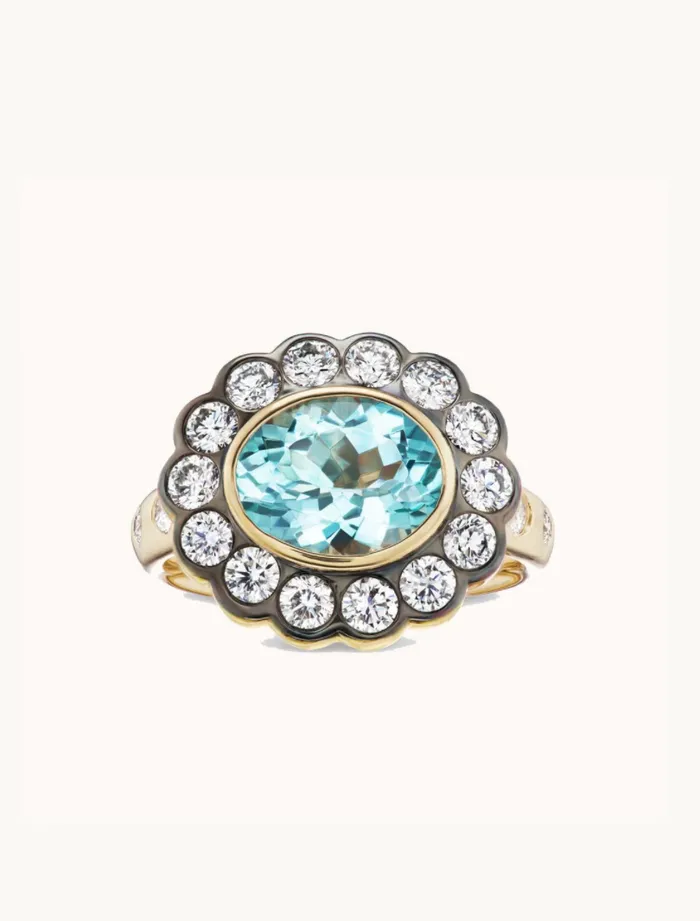 Rings Marlo Laz Alexandra Ring Aquamarine