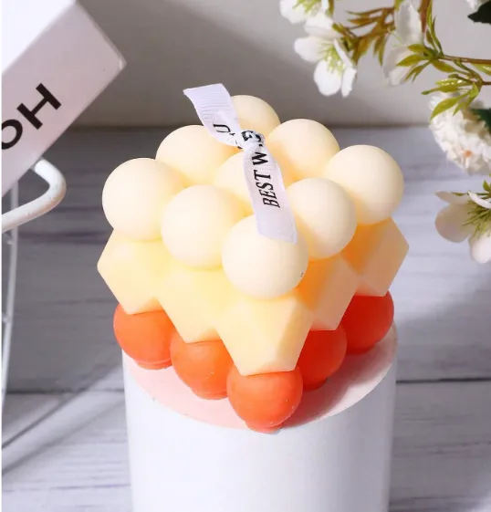 Rings Round and Diamond Shaped Candle Silicone Mold RESIN ART HUB