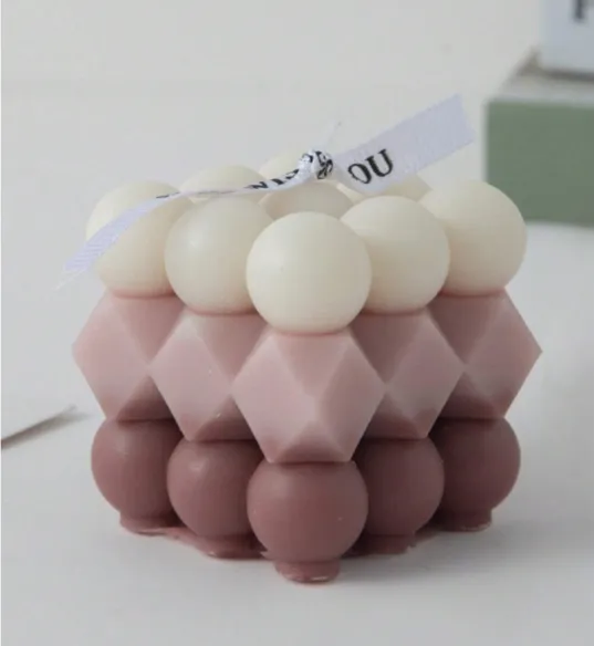 Rings Round and Diamond Shaped Candle Silicone Mold RESIN ART HUB