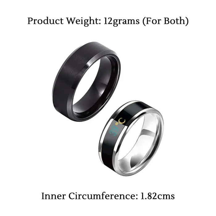 Rings Yellow Chimes Rings for Men 2 Pcs Combo Dragon Celtic Inlay Polish Finish Titanium Steel Rings for Men Boys Yellow Chimes