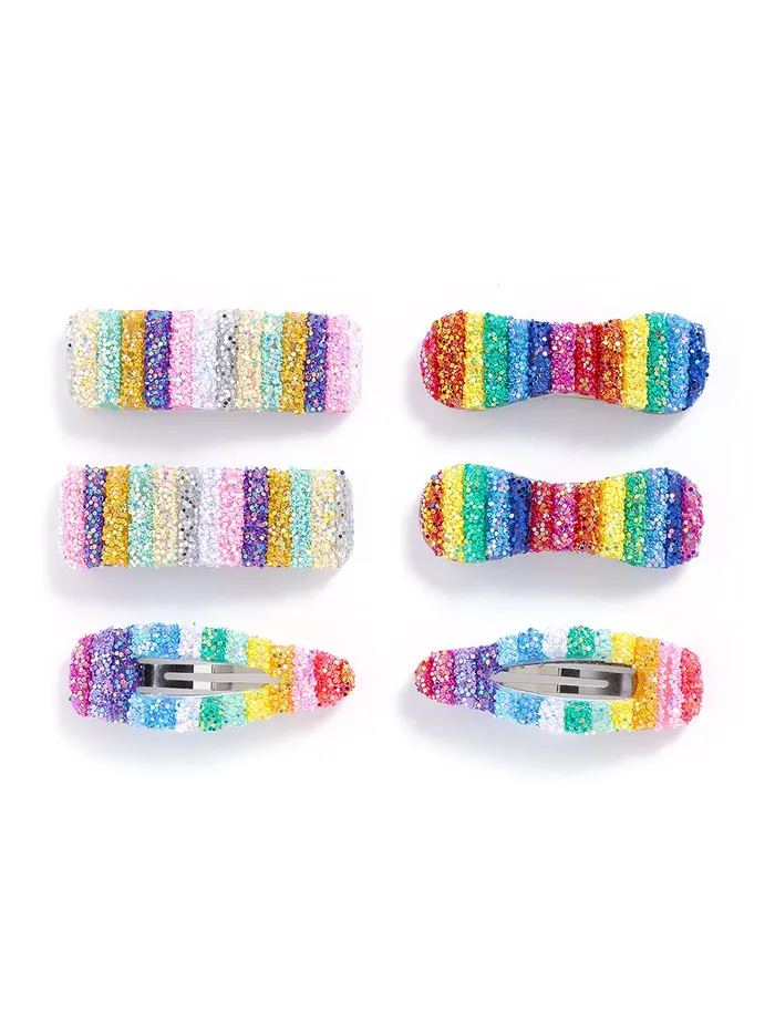 Rings Yellow Chimes Yellow Chimes Hair Clips for Women Girls Hair Accessories for Women Multicolor Hair Clip 6 Pcs Snap Hair Clip Mix Designs Hair Tic Tac Clips for Women Girls Gift For Women Girls