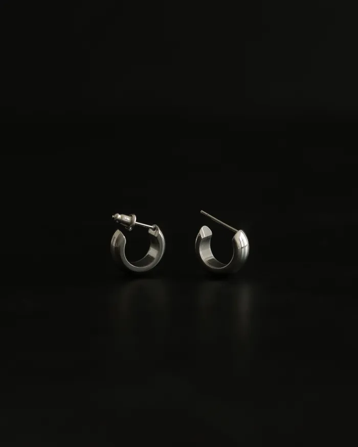 Rizzo C Hoop Stud Earrings MYJN Earrings