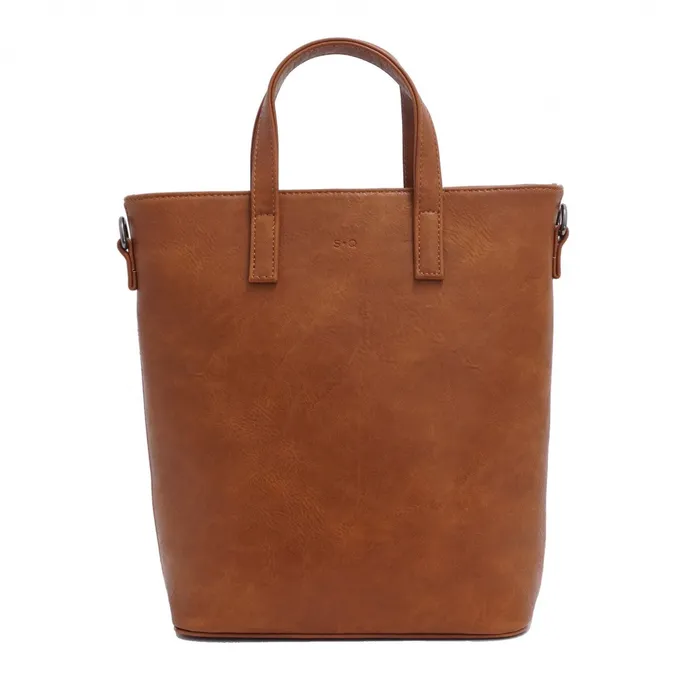 S Q Earrings Lilia 2in1 Satchel Camel