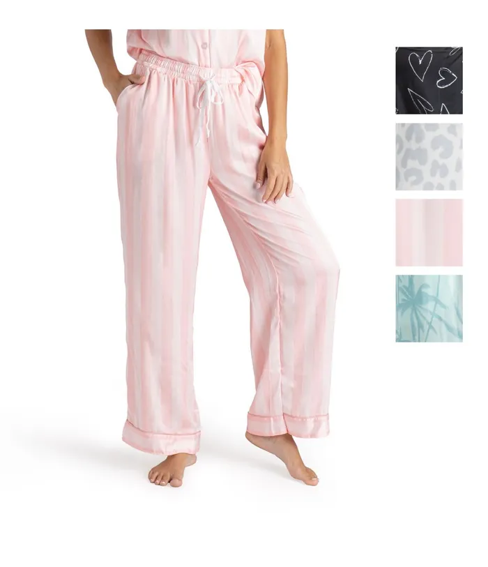 Satin Pyjama Pant Canadian Gift Concept Earrings