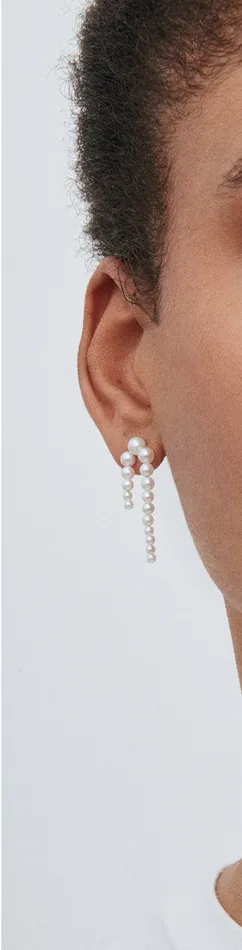 Sophie Bille Brahe Earrings Petite Perle Nuit