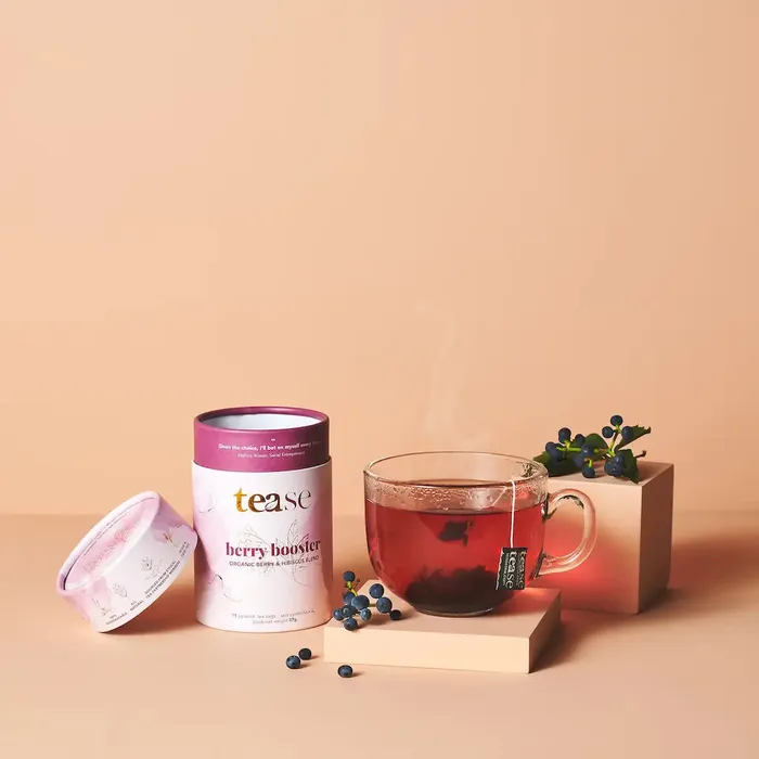 Tease Earrings Berry Booster All Natural Wellness Tea Blend